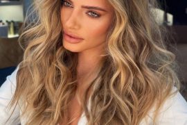 Unique Beach Balayage Hairstyle