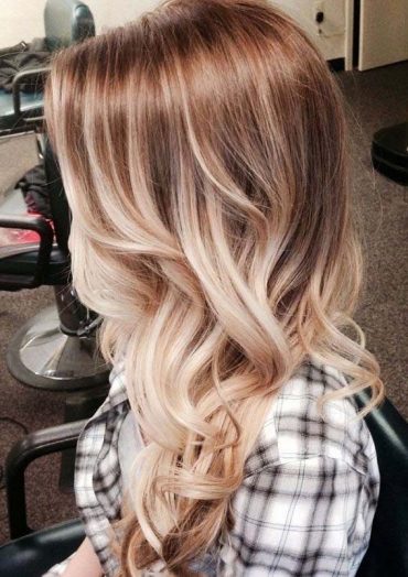 Ombre Wavy Hairstyles for Long Hair