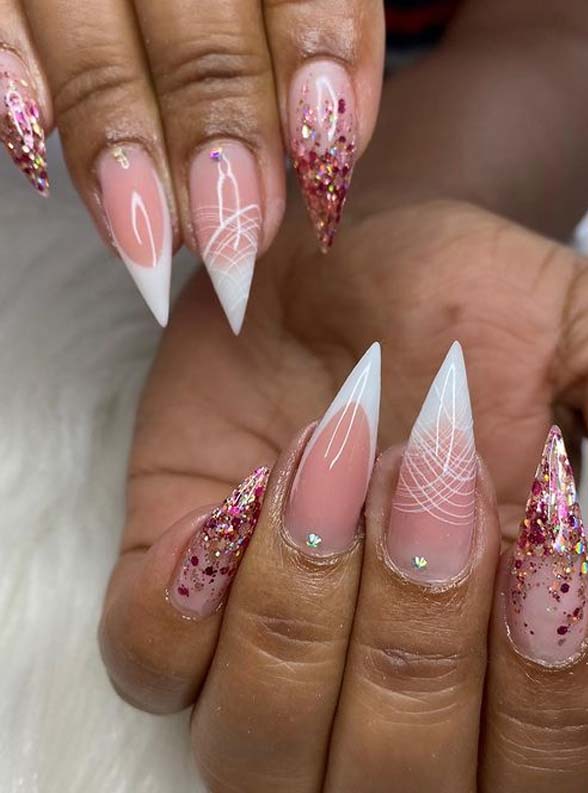 Incredible Stiletto Nail Arts and Designs to Sport