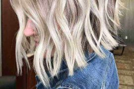 Best Lob Haircuts and Styles with Blonde Shades