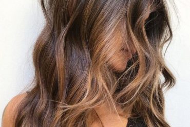 Gorgeous Brown Balayage Hair Color Style for Long Hair