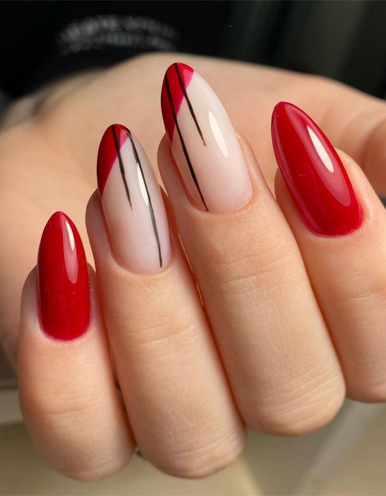 Red Nail Style for Celebrity Girls In 2022