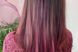 Amazing purple balayage Hair Color Ideas