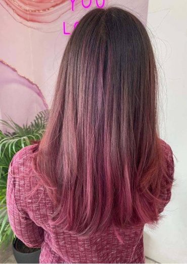 Amazing purple balayage Hair Color Ideas
