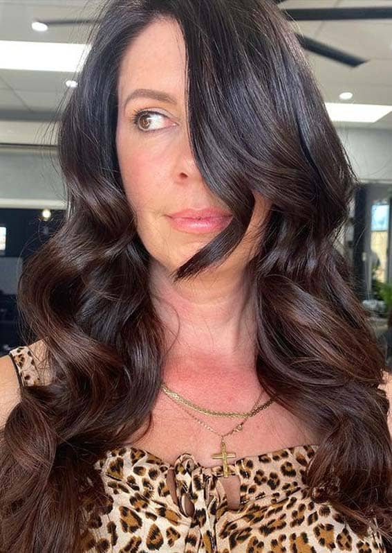 Rich shiny chocolate brunettes Hair Color Trends