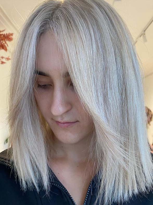 Gorgeous Blonde Hair Color and Cut to Follow