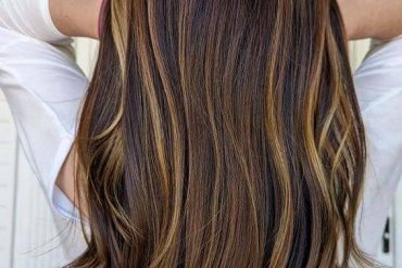 Lovely warmth Brunette Balayage Hair Color Ideas