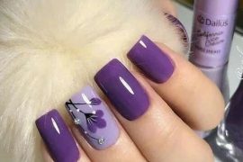 Fresh Purple Nail Ideas for Teenage Girls