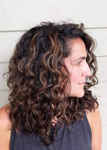 Modern Curls Styles and Highlights Ideas