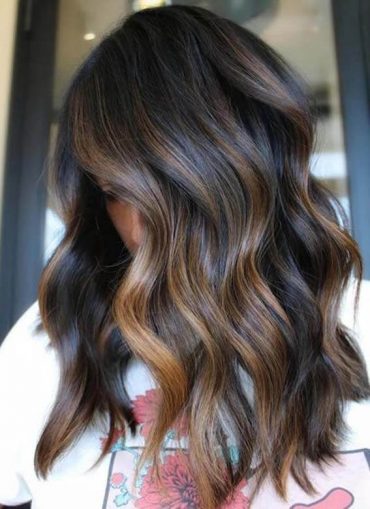 Stunning brunette balayage Hair Color Ideas